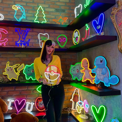 lampada neon regalo