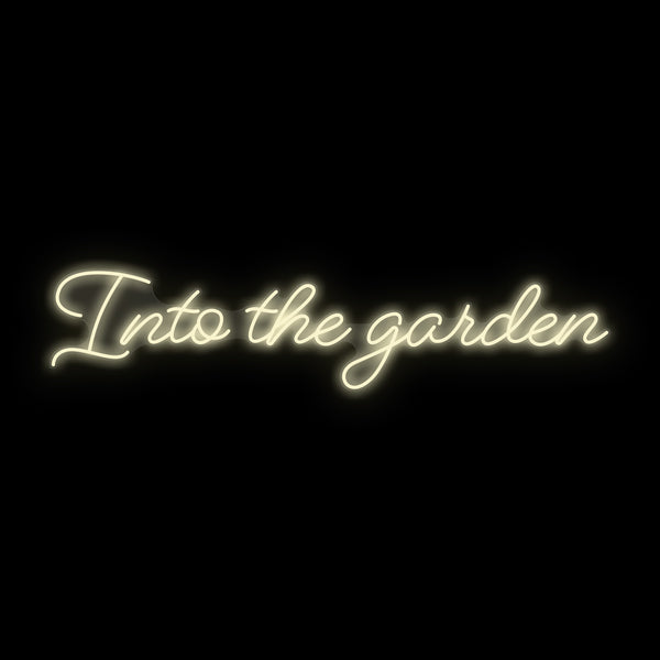 Into the garden